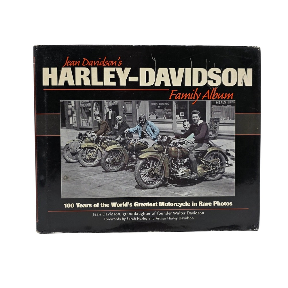Signed Jean Davidson's Harley-Davidson Family Album Hardcover Book 2003 Rare